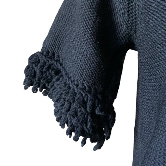 VALENTINO RED - Black Turtleneck Sweater short sleeves - Large - Picture 5 of 10